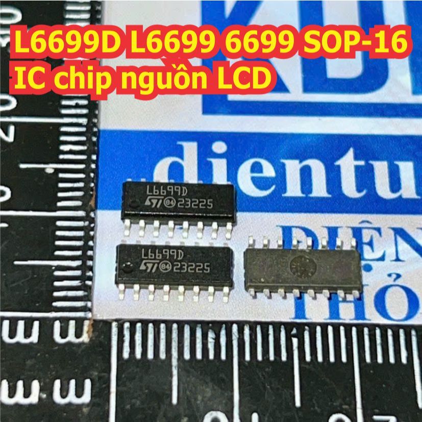 2 con L6599D L6699D L6699 L6599 6599 6699 SOP-16 IC chip nguon LCD kde8971