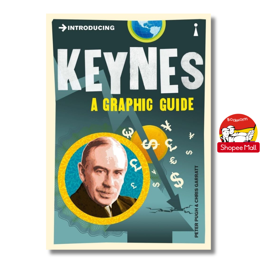 Sách - Introducing Keynes: A Graphic Guide by Peter Pugh | Economics English Book / Ngoại văn