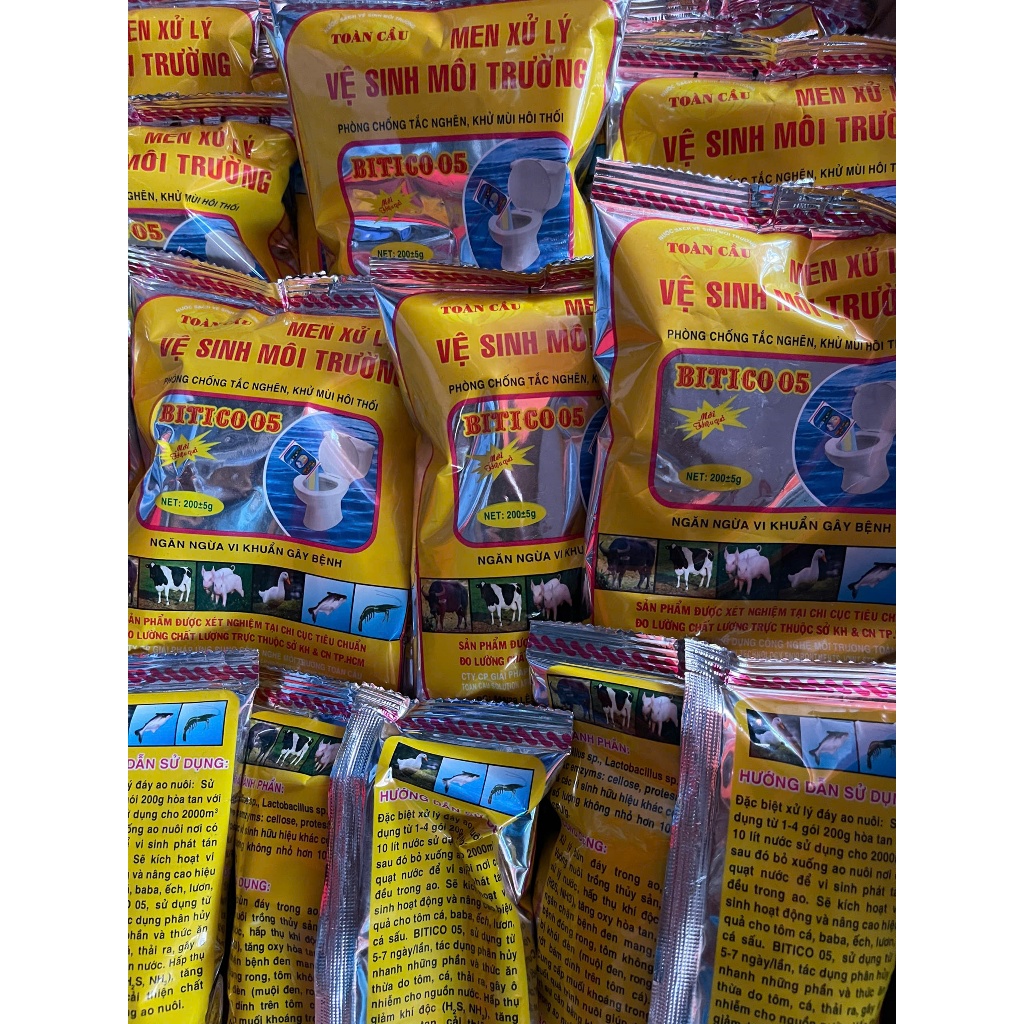Men hầm cầu, men bể phôt, men dùng cho đáy ao tôm cá, an toàn và tiết kiệm.