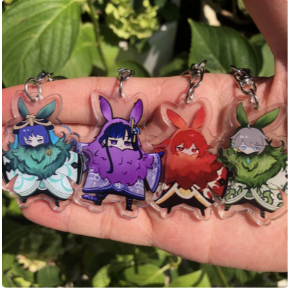 Móc khóa Anime Genshin Impact Abyss Mage Wanderer Beelzebul Kaveh