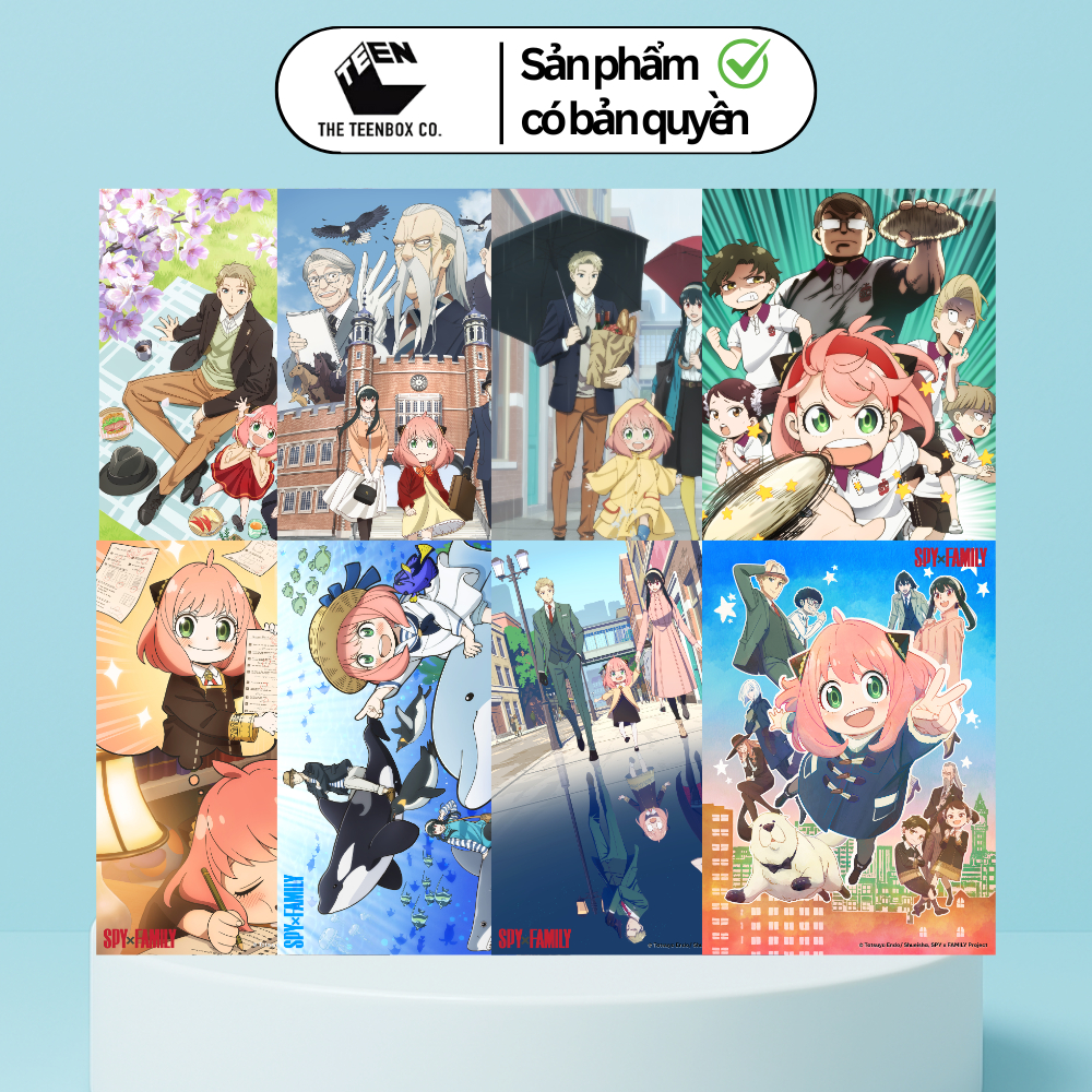 Poster SPY x FAMILY - Anya & Gia Đình Forger (A3)