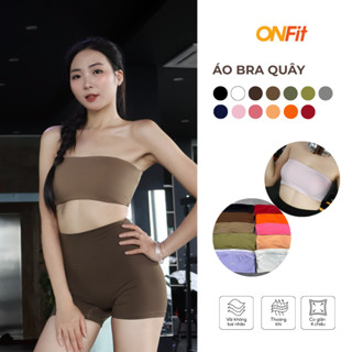 Áo Bra Quây Tập Gym Yoga Pilates Onfit Chống Tụt Co Giãn Nâng Đỡ Vòng 1, Áo Thể Thao Nữ BRS24010
