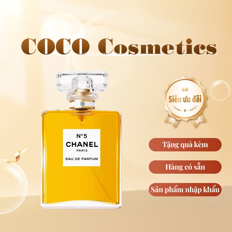 Nước hoa 𝑁𝟻 𝐶𝐻𝐴𝑁𝐸𝐿  𝑃𝐴𝑅𝐼𝑆 vàng thanh lịch,sang trọng 𝟻𝟶𝑚𝑙