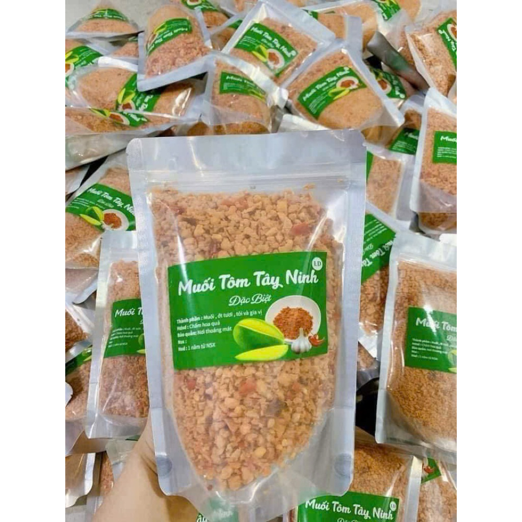 77K Bịch 500g muối tôm Tây Ninh