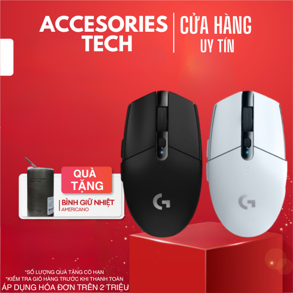 Chuột Chơi Game G304 Không Dây, Lightspeed,Gaming Giá Rẻ Siêu Mượt, Siêu Nhẹ