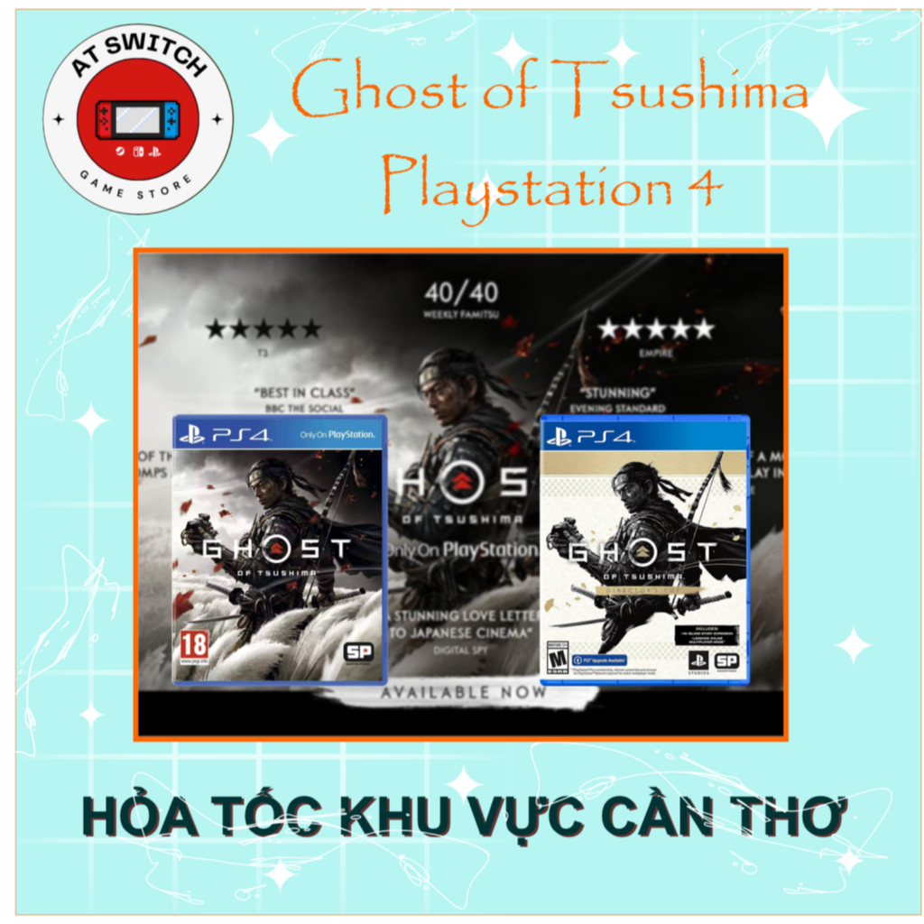 Đĩa game Ghost of Tsushima & Director Cut cho PlayStation