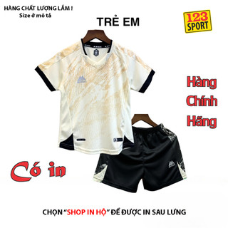   Đồ trẻ em Mikal cao cấp - Có in theo yêu cầu từ 1b  Ravid K1 kem 2026 Quần áo bóng đá trẻ em Chất mè dệt kim 