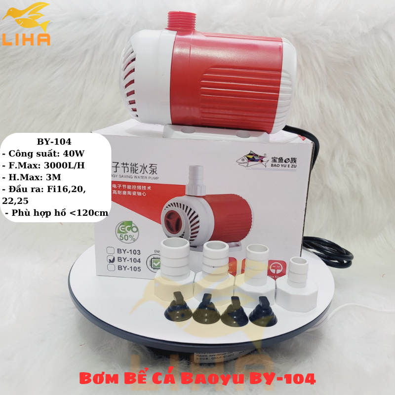 Máy Bơm Bể Cá Baoyu BY101 BY102 BY103 BY104 BY105 BY106 BY107 - Bơm Chìm Bể Cá