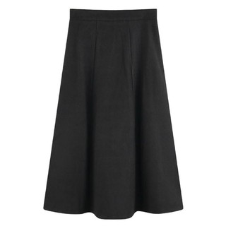 Chân váy xòe dài Hàn quốc (đen) - dài 70cm