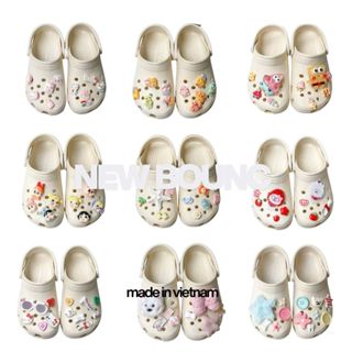 Dép sục nam nữ có quai thời trang tặng kèm phụ kiện hỗ trợ đổi size NEW BOUNC