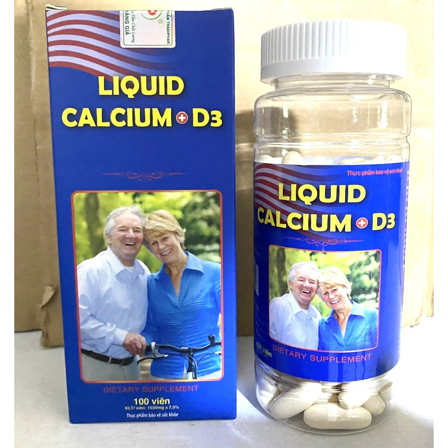 Liquid Calcium D3 vitamin D3 K2 BỔ SUNG CANXI, chống còi xương, loãng xương chai