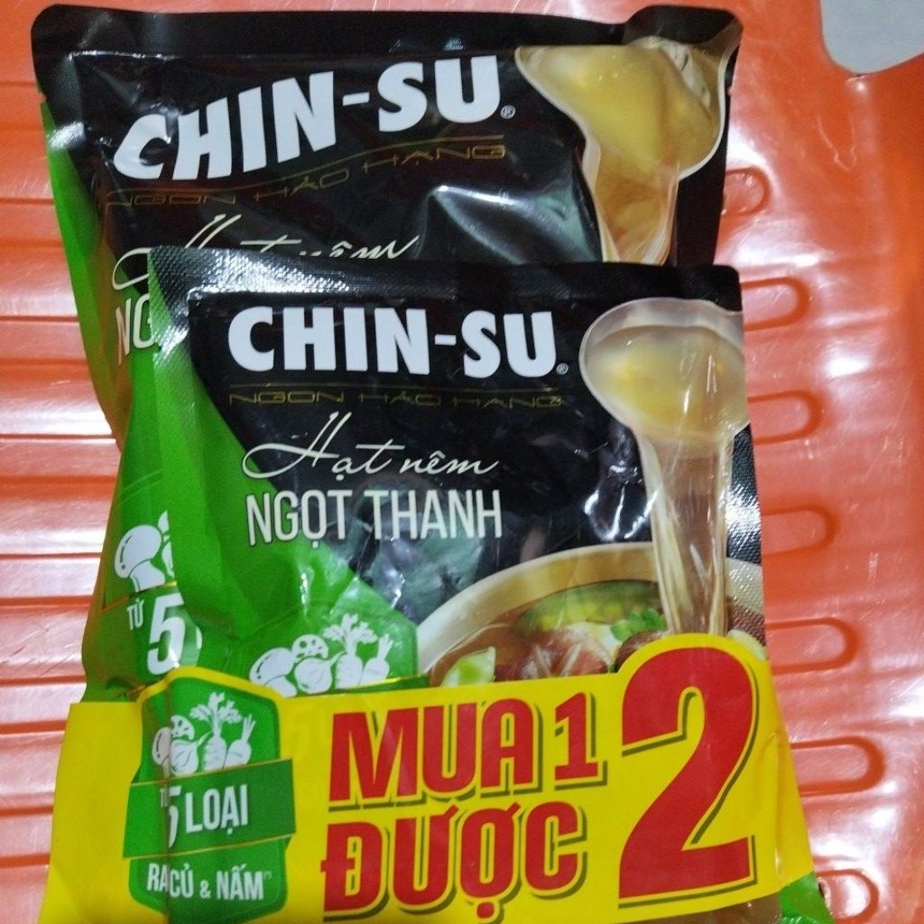 Combo 3 gói Hạt nêm Chin Su rau củ nấm ngọt thanh 400g tặng kèm hạt nêm 100g