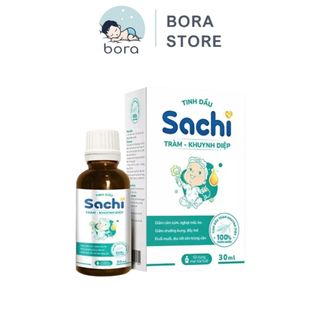  Tinh dầu tràm khuynh diệp Sachi - 30ml xua muỗi làm ấm cơ thể 