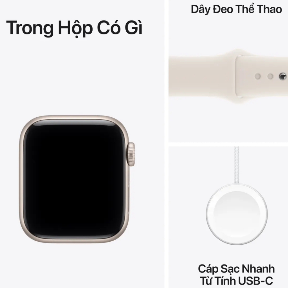 Apple Watch SE 3 2025 44mm GPS - Sport Band S/M | BigBuy360 - bigbuy360.vn