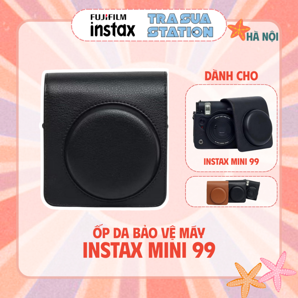 Case instax Mini 99/ Mini 90 - Ốp bảo vệ máy chụp ảnh instax Mini 99/ Mini 90 - Tặng kèm dây đeo