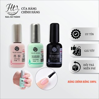  Base top Hoa Hồng loại tốt Youth Rose Gimora  base top cứng móng chổi trắng 15ml 