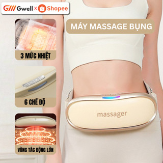 Máy Massage Bụng Giảm Mỡ, Đốt Mỡ Bụng Nhiệt Nóng Hồng Ngoại Rung Tần Số Cao Giúp Thon Gọn Cơ Thể