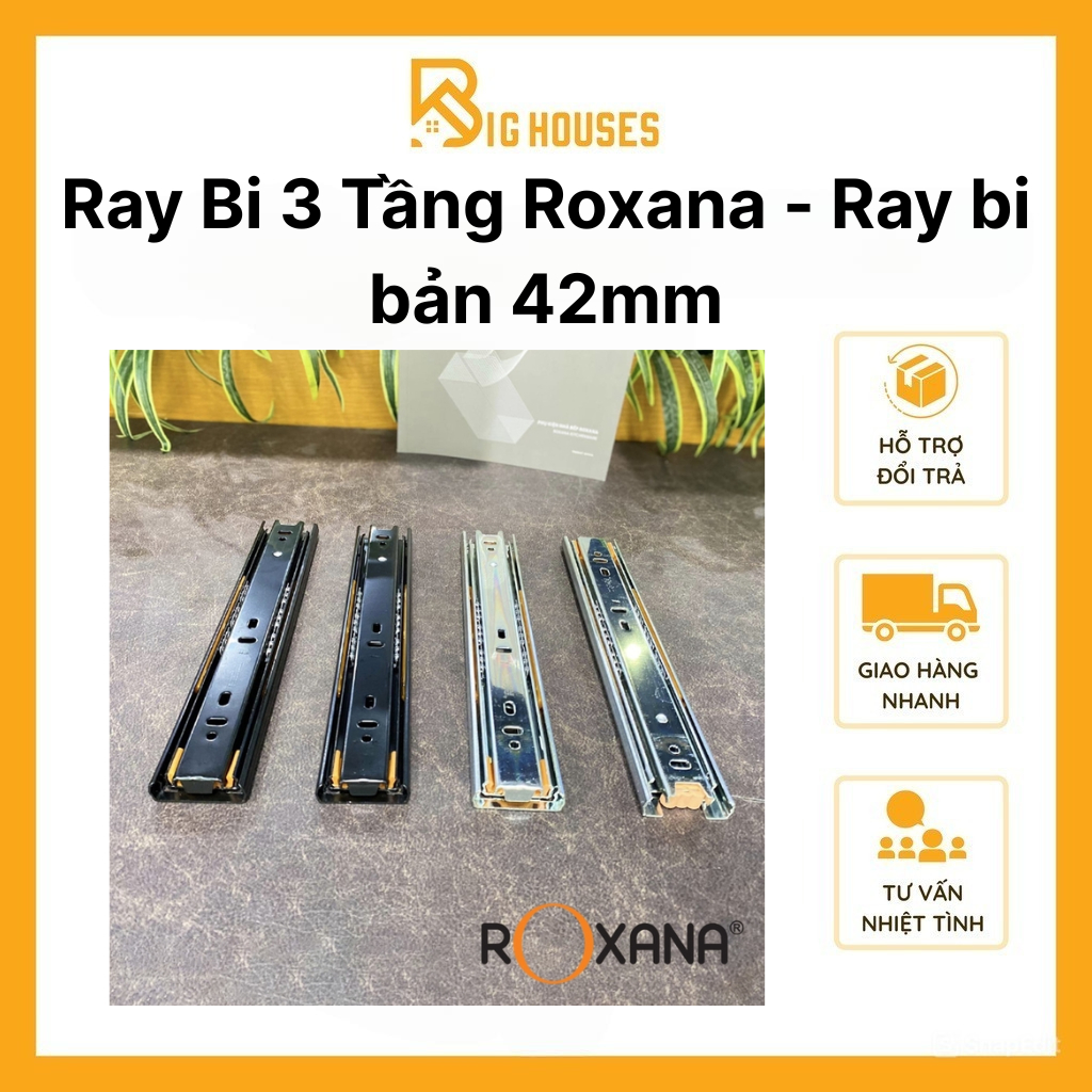 Ray Bi 3 Tầng Roxana - Ray bi bản 42mm