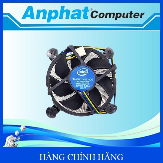 Tản nhiệt khí Intel stock Socket 1156/1155/1150 Zin - Bảo hành 1 tháng