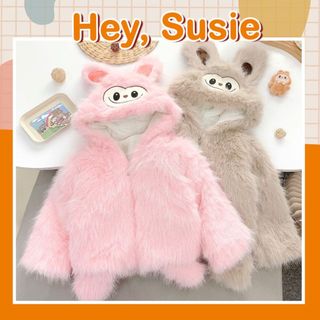  Áo Khoác Lông Thỏ Labubu Cho Bé Size 12-27kg Hey Susie AK1767 