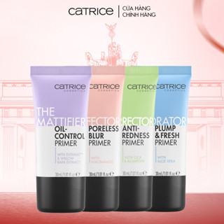  Kem lót Catrice Primer The Mattifier Oil-Control kiềm dầu dưỡng ẩm giảm dầu thừa và bã nhờn 30ml 
