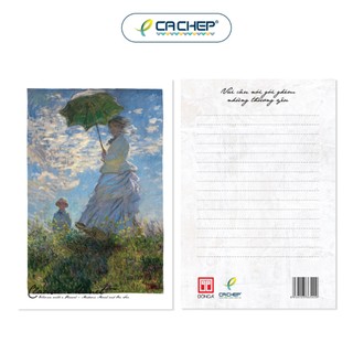 Cá Chép -  Postcard danh họa - Claude Monet (Tùy chọn)