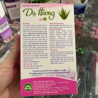 Dung dịch vệ sinh phụ nữ Dạ Hương 100ml