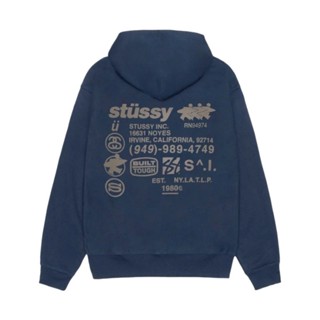  Áo Hoodie Zip Stussy Ist Corp | Áo Khoác Nỉ Bông In Lưng Form Rộng Unisex | Hàng Cao Cấp Màu Xám Lông Chuột. luxury211 