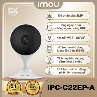 Camera WiFi IMOU C22EP- A (2mp) / IPC-C32SP (3mp) - C32EP (3mp) góc rộng Full HD - Đàm thoại 2 chiều