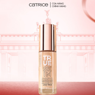  Kem nền dưỡng ẩm Catrice True Skin Hydrating Foundation cấp ẩm và che khuyết điểm tối ưu 30ml 