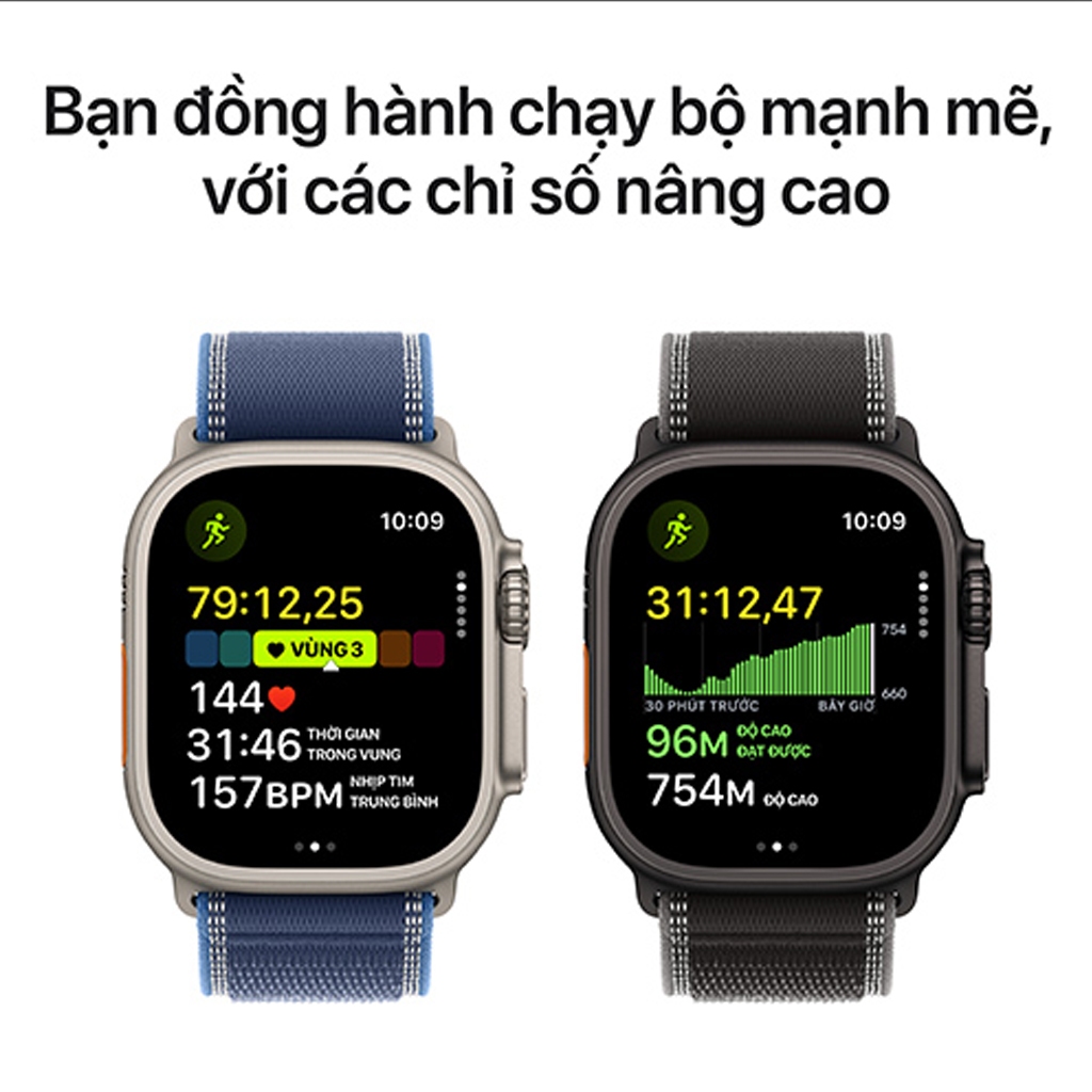 Apple Watch Ultra 3 Viền Titan Cellular 49mm Dây Milanese M/L Chính hãng | BigBuy360 - bigbuy360.vn
