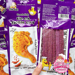 (Combo 10 gói) Snack ức gà thơm cay, đồ ăn vặt
