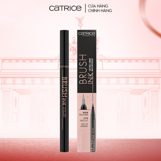  Bút kẻ mắt Catrice Brush Ink Tattoo Liner Waterproof màu sắc nét đầu kẻ mềm mại 1ml 
