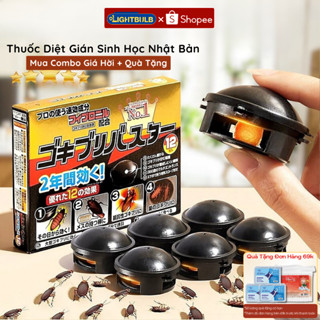  Thuốc Diệt Gián Sinh Học Nhật Bản - Hộp 12 Viên Diệt Gián Hiệu Quả Lâu Dài An Toàn Khi Sử Dụng 
