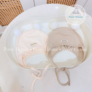  Mũ Buộc Dây Quả Bông Bu Baby Cho Bé Trai Bé Gái Sơ Sinh Đến 12 Tháng 