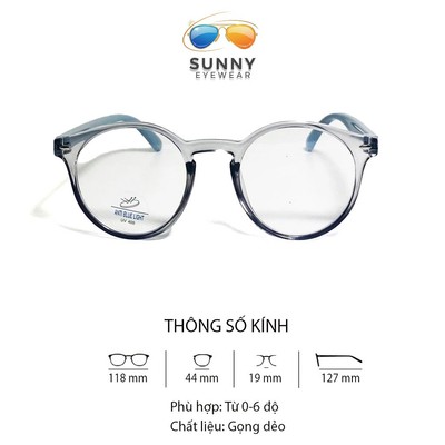 Gọng kính cận trẻ em  dẻo chống gãy, tròng chống bụi, chống tia UV an toàn cho bé JS0035