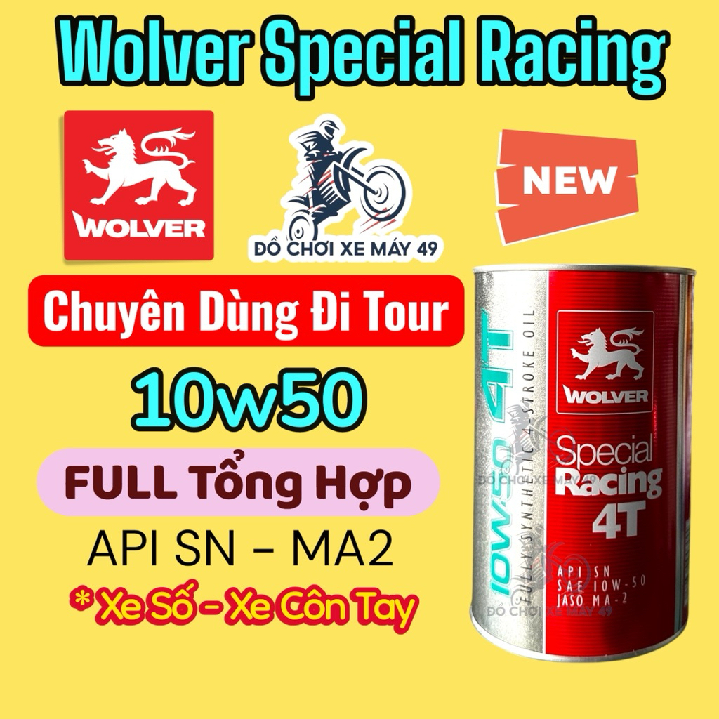 ( 10W50 ) Nhớt Tổng Hợp Wolver Special 10W50 1L – Sản Xuất tại Đức >>>