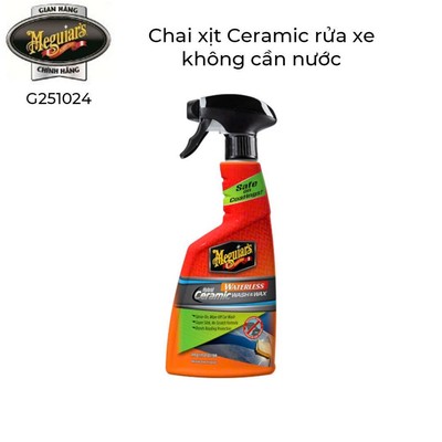 Meguiar's Chai xịt rửa xe không cần nước có wax bóng Ceramic - Hybrid Ceramic Waterless Wash & Wax - G251024