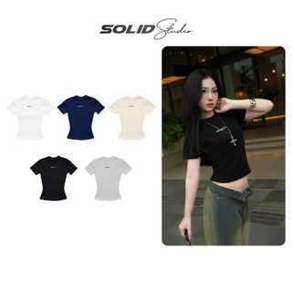  Áo Thun Ôm Nữ Body Thêu SolidStu Local Brand Nữ Oversize - TS37 