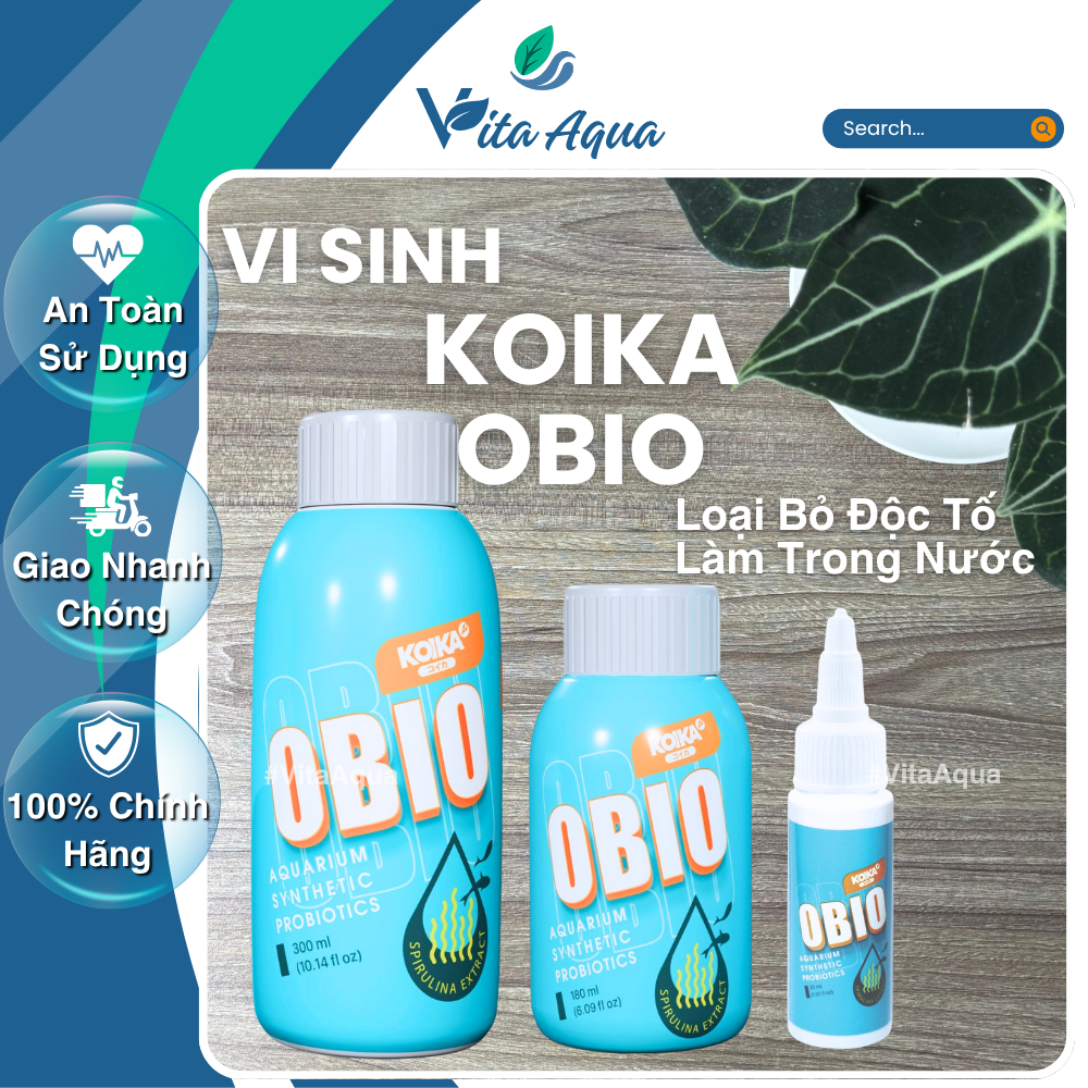 Vi Sinh Obio Koika - Khử Độc Tố, Làm Trong Nước - Vita Aqua