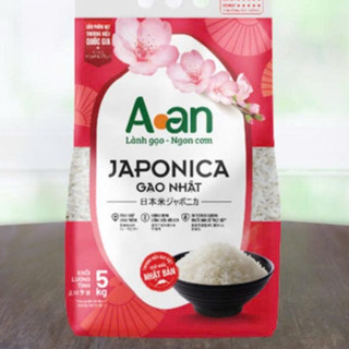  TÚI 5KG Gạo Nhật  AAN hạt tròn lý tưởng cho sushi và kimbap 