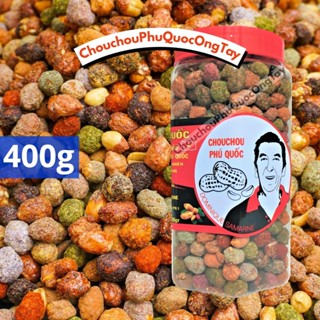   Nhanh   Hũ 400g  Đậu phộng 30 vị CHOUCHOU PHÚ QUỐC ÔNG TÂY - Đặc sản Phú Quốc 
