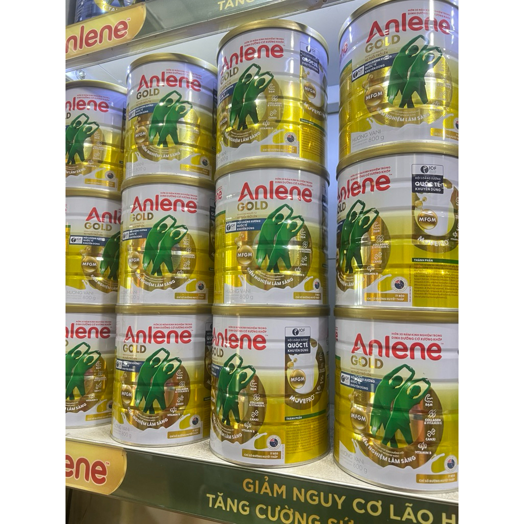sữa bột Anlene Gold hương vani lon 800g co ship hoa tốc