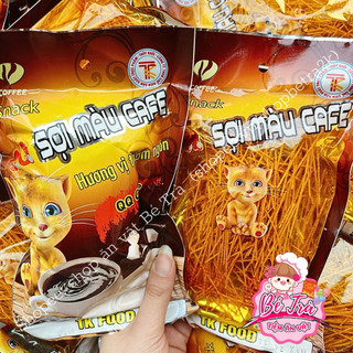 (Combo 10 gói) Snack sợi màu cafe, snack ăn vặt