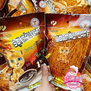 (Combo 10 gói) Snack sợi màu cafe, snack ăn vặt