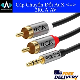  Dây chuyển đổi Aux 3.5mm sang RCA AV bông sen dây tín hiệu âm thanh audio Diy 