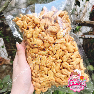 Bánh cá mặn, cá ngọt bơ thơm, các hình chữ số cute |gói lớn~135gr tự chụp|