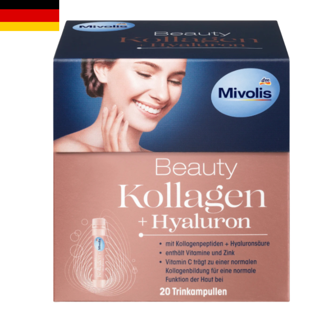 Combo 1 hộp kollagen Beauty Mivolis, xách tay Đức