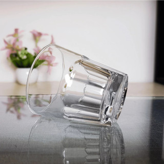 6 Cái Ly Thuỷ Tinh Lùn khía cạnh 306ml UG-389, 06 Cái LG- 101110(10001) Lucky uống trà, cafe