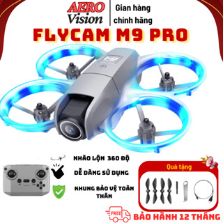  Flycam giá rẻ M9 Pro phiên bản mới nhất 2025 dễ chơi nhào lộn Flycam Drone mini 